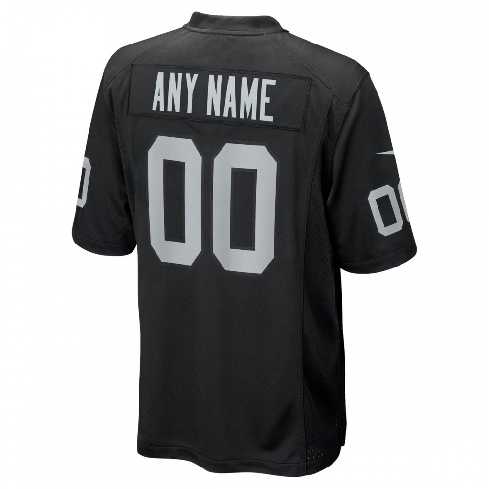 Las Vegas Raiders Nike Custom Game Jersey - Black-GridironStore